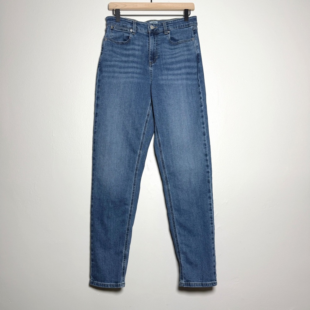 L.L. Bean Womens Jeans 8 M/T Tall Blue Classic Fit High Rise VTG 90s Casual